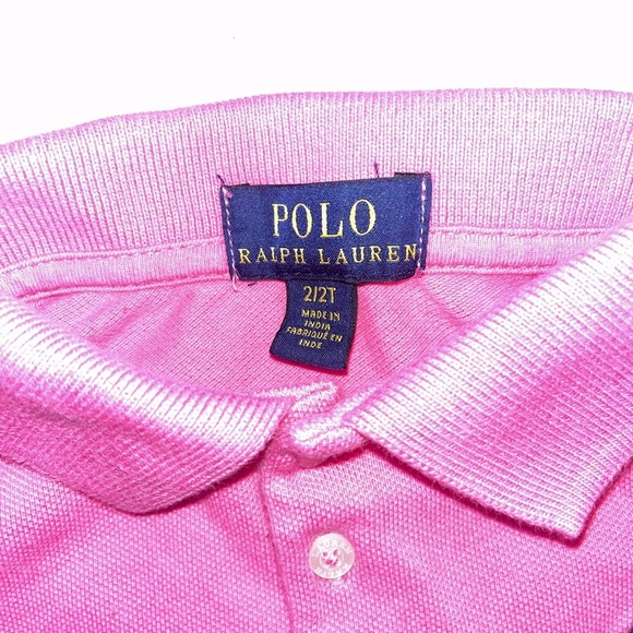 Ralph Lauren Pink Polo Dress for Kids - Picture 3 of 4